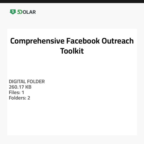 Umfassendes Facebook Outreach Toolkit