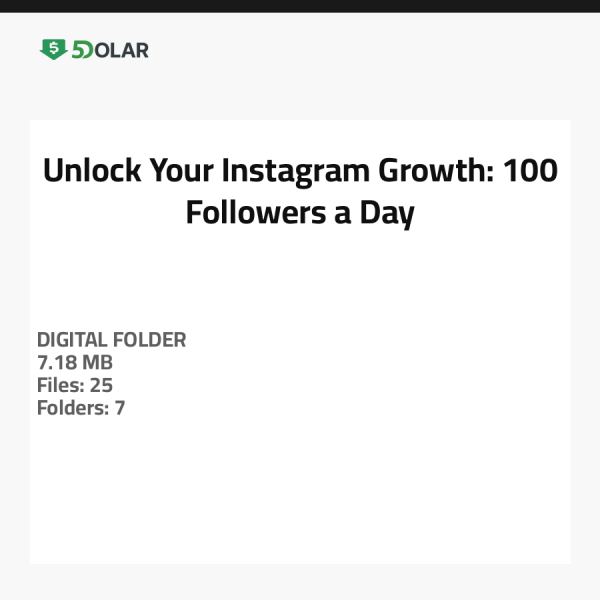 Entfessle dein Instagram-Wachstum: 100 Follower pro Tag