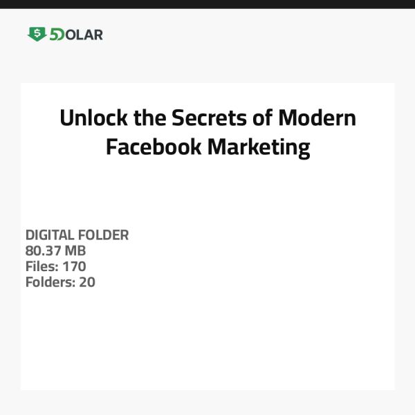 Entdecken Sie die Geheimnisse des modernen Facebook-Marketings