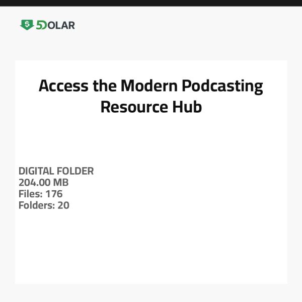 Greifen Sie auf das moderne Podcasting-Ressourcenzentrum zu