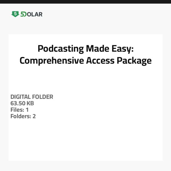 Podcasting leicht gemacht: Umfassendes Zugangs-Paket