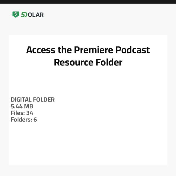 Zugriff auf den Premiere-Podcast-Ressourcenordner