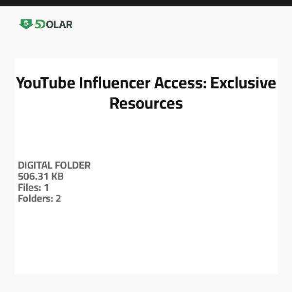 YouTube Influencer Zugang: Exklusive Ressourcen