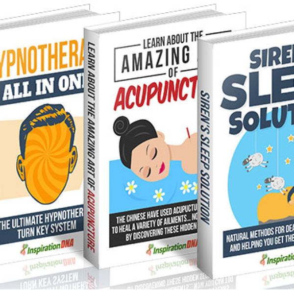 Zugriff auf die Sammlung von 3 Volumen 31: Akupunktur, Schlaflösungen & Hypnotherapie