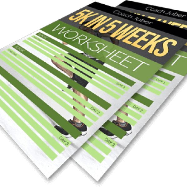 5K in 5 Wochen Arbeitsblätter - Komplettes digitales Paket