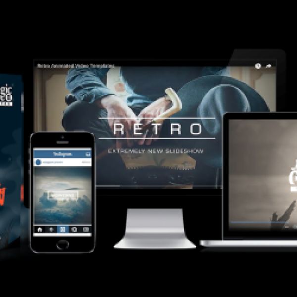 حملة إعلان قالب الفيديو السحري