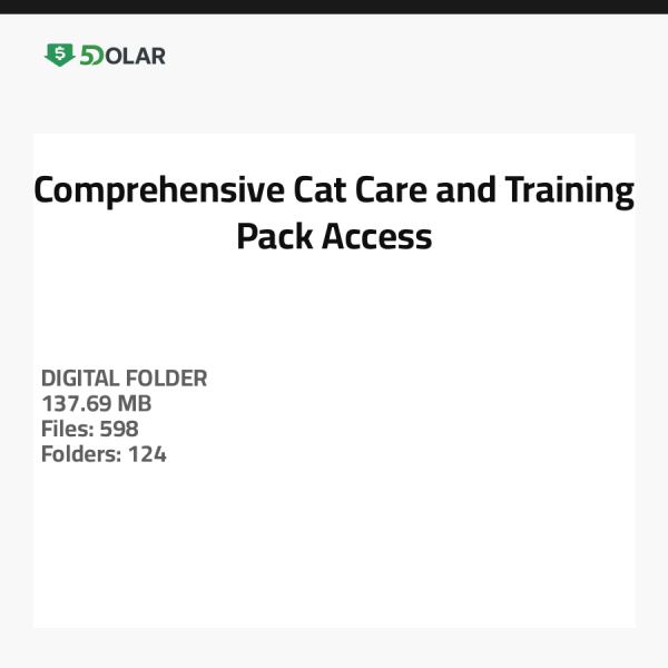 Umfassendes Katzenpflege- und Trainingspaket-Zugang