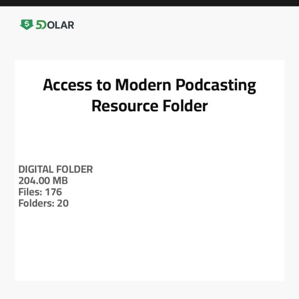 Zugang zum Modern Podcasting Ressourcenordner