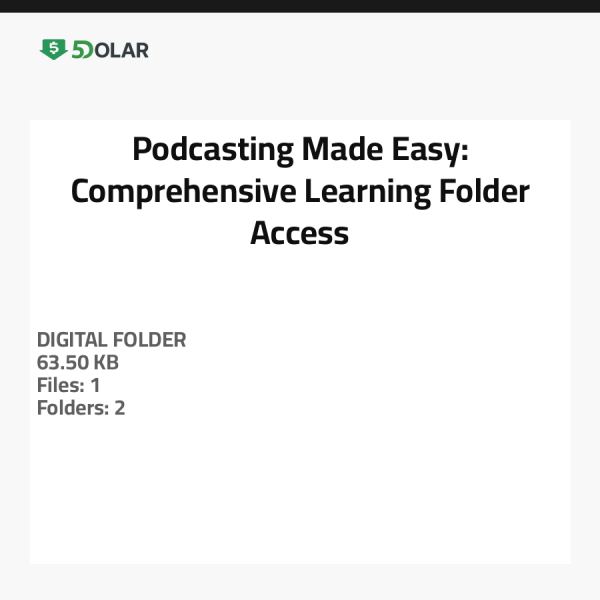 Podcasting leicht gemacht: Umfassender Zugriff auf den Lernordner