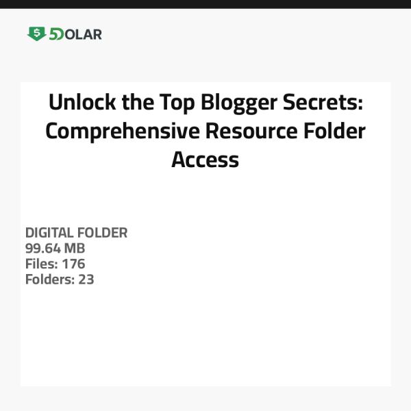 افتح أسرار المدونين الأوائل: الوصول إلى مجلد الموارد الشامل