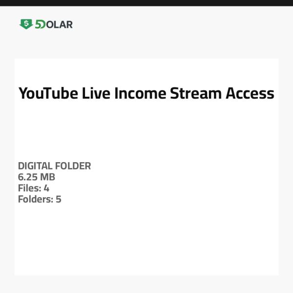 Zugang zum YouTube Live-Einkommensstrom