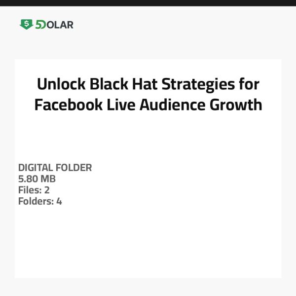 Entfesseln Sie Black Hat Strategien für das Wachstum Ihres Facebook Live Publikums