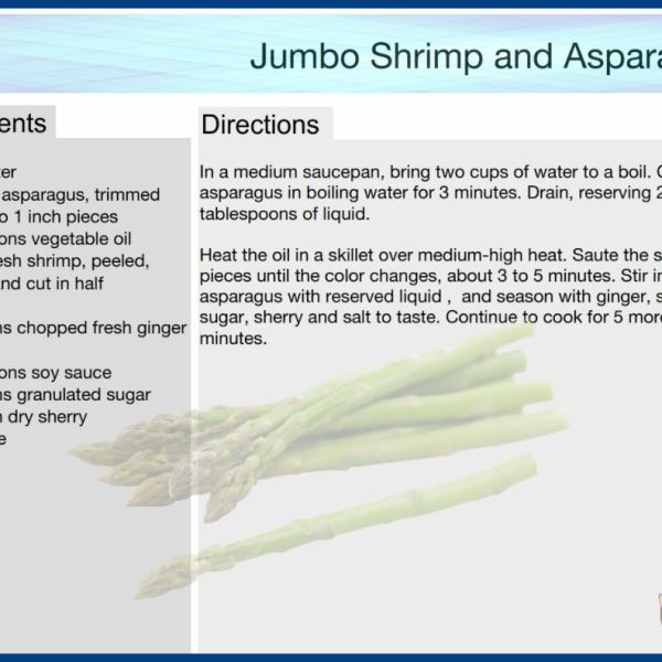 مجموعة صور وصفات الهليون - 43 صورة JPG عالية الجودة