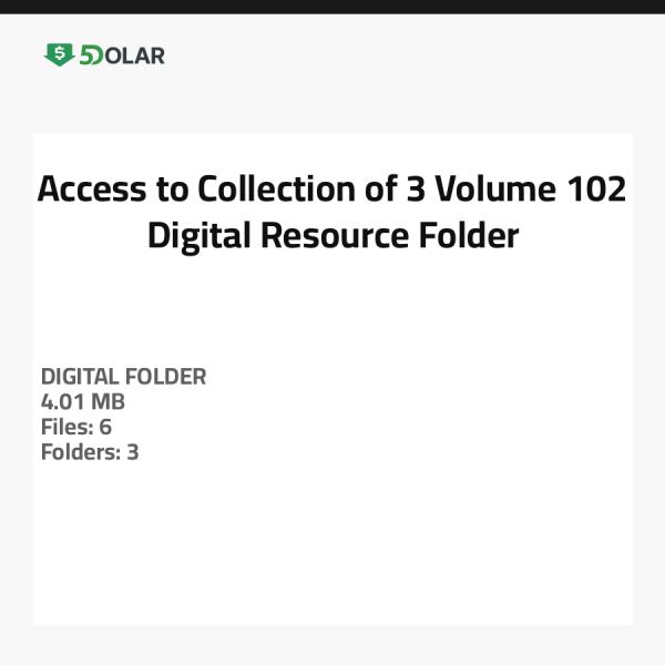 Zugang zur Sammlung von 3 Volumen 102 - Digitaler Ressourcenordner
