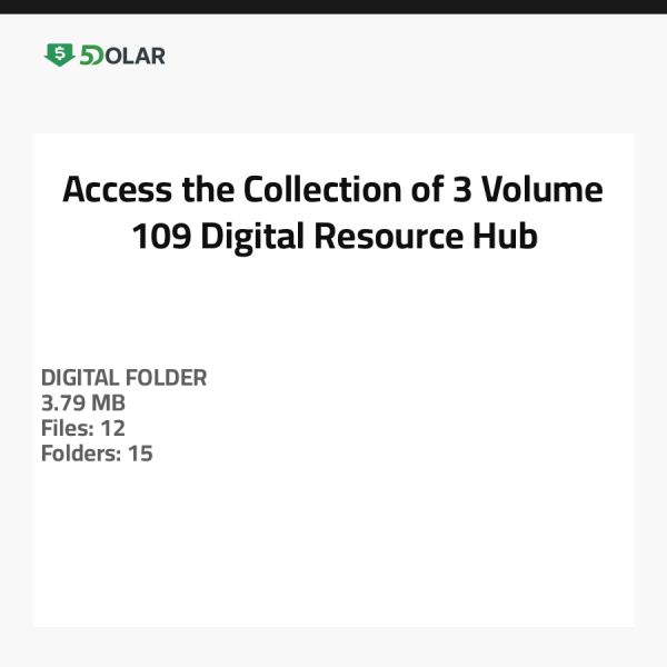 Zugriff auf die Sammlung von 3 Volumen 109 - Digitales Ressourcen-Hub