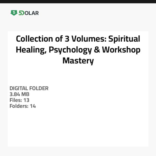 Sammlung von 3 Bänden: Spirituelle Heilung, Psychologie & Workshop-Meisterschaft