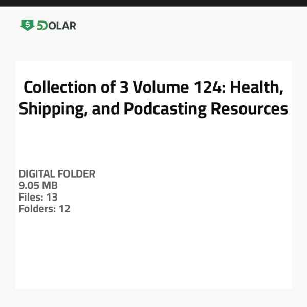 Sammlung von 3 Volumen 124: Gesundheits-, Versand- und Podcast-Ressourcen