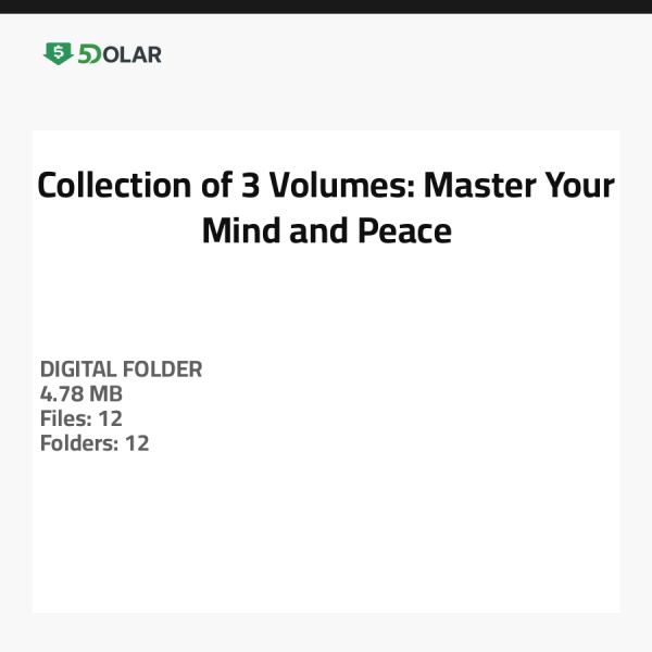 Sammlung von 3 Bänden: Meistere Deinen Geist und Frieden