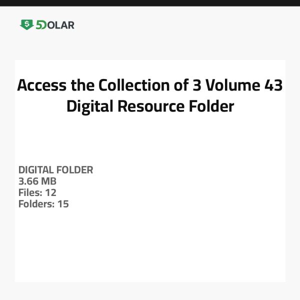 Zugriff auf die Sammlung von 3 Volumen 43 - Digitaler Ressourcenordner