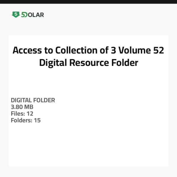 Zugang zur Sammlung von 3 Volumen 52 - Digitaler Ressourcenordner