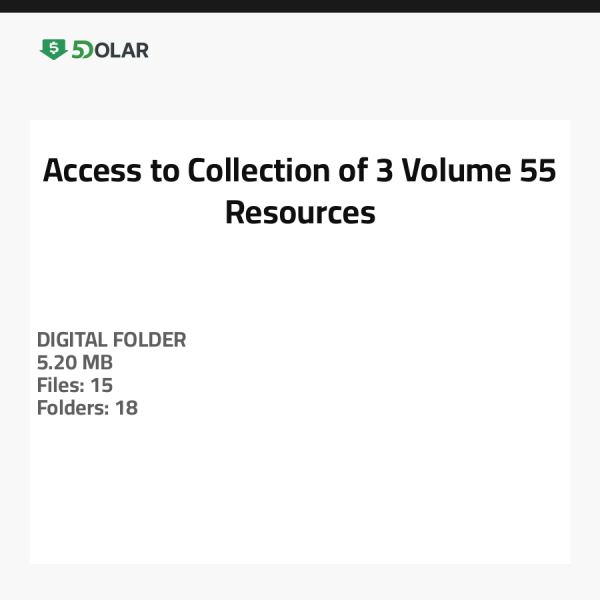 Zugang zur Sammlung von 3 Volumen 55 Ressourcen