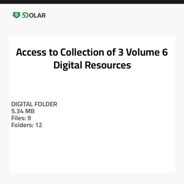 Zugang zur Sammlung von 3 Band 6 digitalen Ressourcen