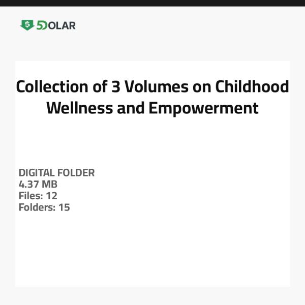 Sammlung von 3 Bänden über Kindheitswohlbefinden und Empowerment