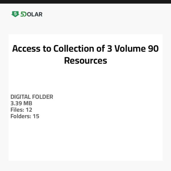 Zugang zur Sammlung von 3 Volumen 90 Ressourcen