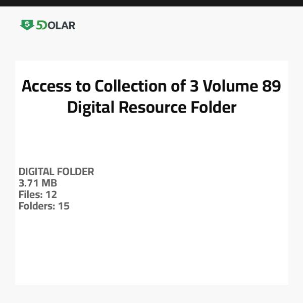 Zugang zur Sammlung von 3 Volumen 89 - Digitaler Ressourcenordner