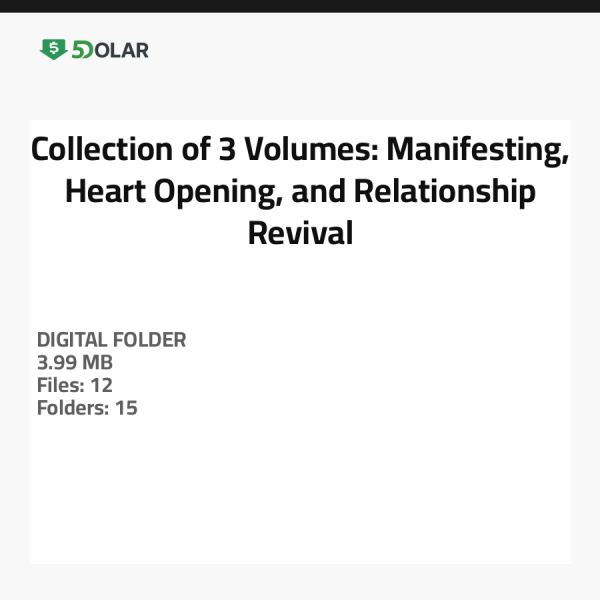 Sammlung von 3 Bänden: Manifestieren, Herzöffnung und Beziehungsrevival