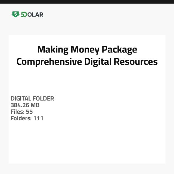 Making Money Package - Umfassende digitale Ressourcen