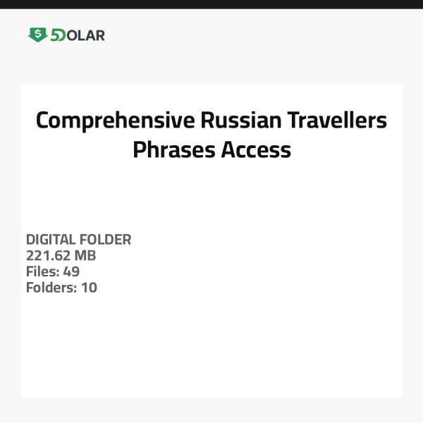 Umfassender Zugang zu russischen Reisenden Phrasen