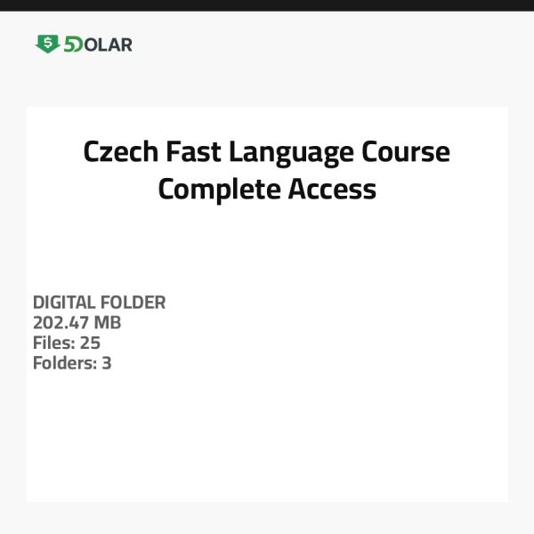 Tschechischer Schnellsprachkurs - Vollzugang