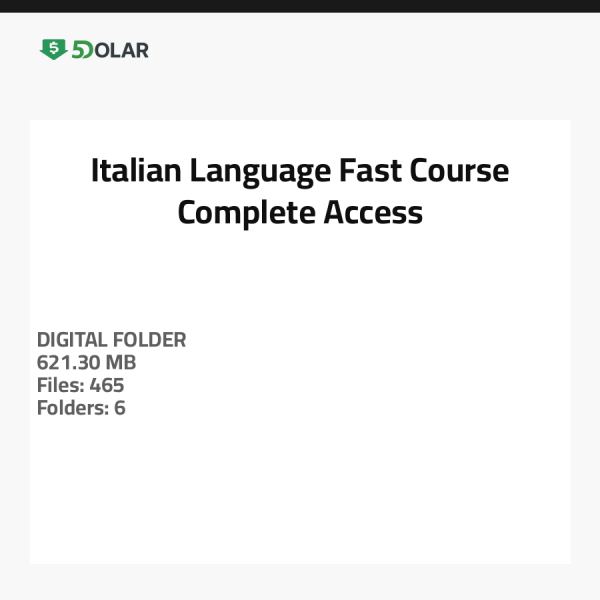 Italienisch Sprach Schnellkurs - Vollzugang