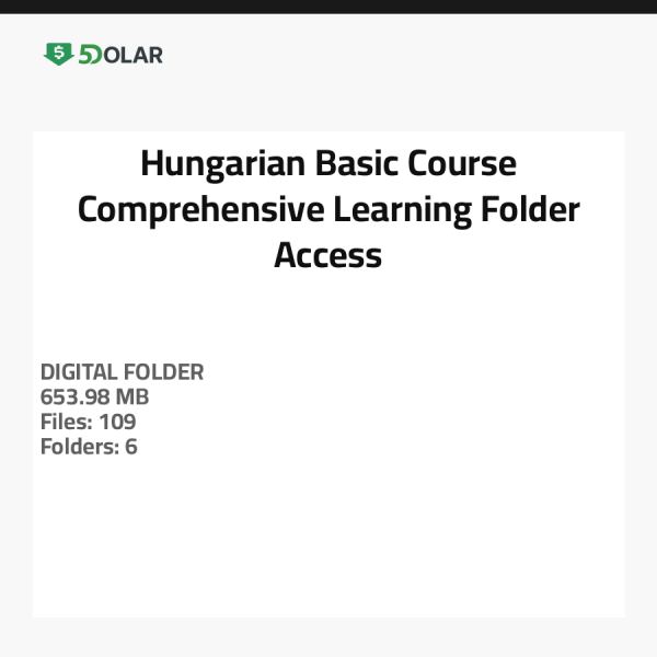 Ungarischer Grundkurs - Umfassender Zugang zum Lernordner