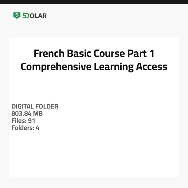 Französischer Grundkurs Teil 1 - Umfassender Lernzugang