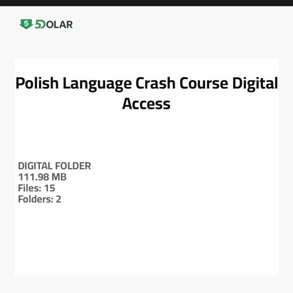 Polnisch Sprach-Crashkurs - Digitaler Zugang