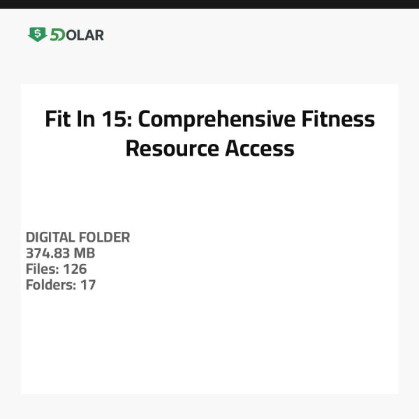 Fit In 15: Umfassender Zugang zu Fitnessressourcen