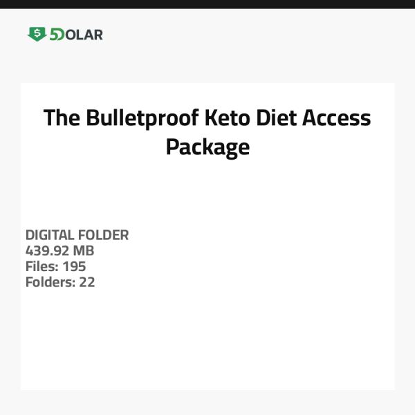 Das Bulletproof Keto-Diät-Zugangspaket