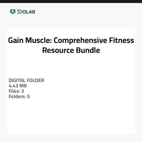 Muskelaufbau: Umfassendes Fitness-Ressourcenpaket