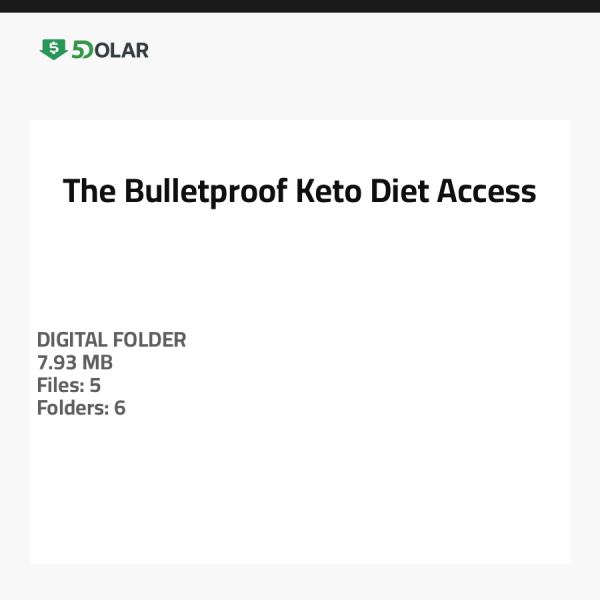 Der Bulletproof Keto-Diät Zugang