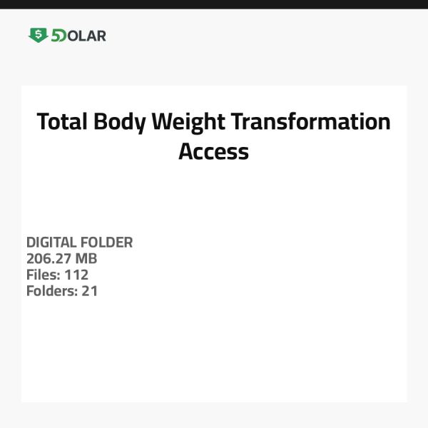 Zugang zur Total Body Weight Transformation