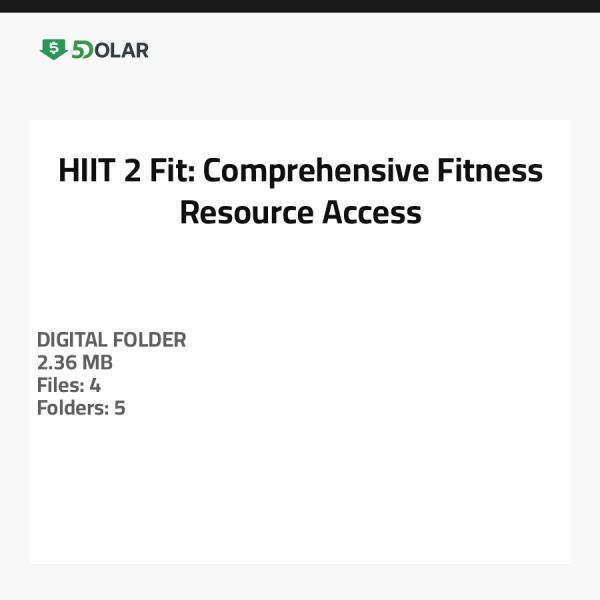 HIIT 2 Fit: Umfassender Zugang zu Fitnessressourcen