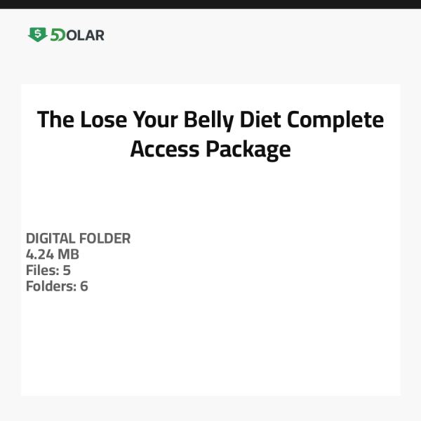 Die Lose Your Belly Diät - Komplettzugangspaket