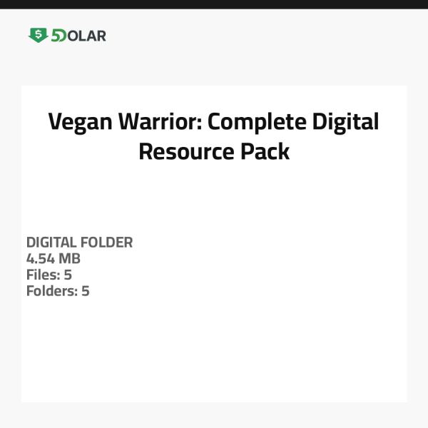 Vegan Warrior: Komplettes digitales Ressourcenpaket