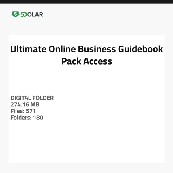 Ultimatives Online-Geschäfts-Handbuch-Paket-Zugang