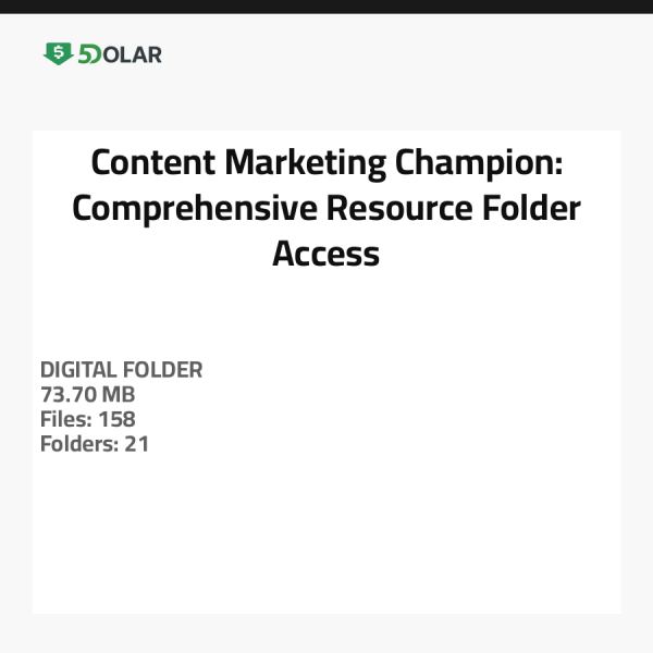 بطل تسويق المحتوى: وصول شامل إلى مجلد الموارد
