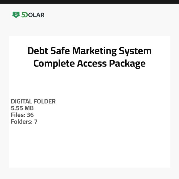 Debt Safe Marketing System - Komplettzugangspaket