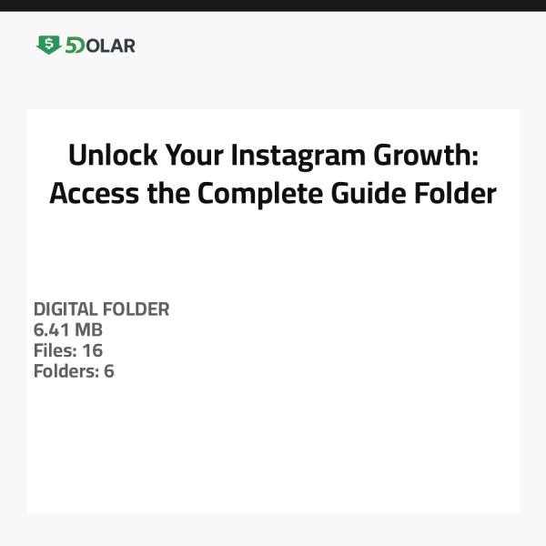 Entfesseln Sie Ihr Instagram-Wachstum: Zugriff auf den vollständigen Leitfaden-Ordner