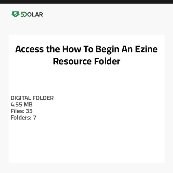 Zugriff auf den How-To-Begin-An-Ezine Ressourcenordner